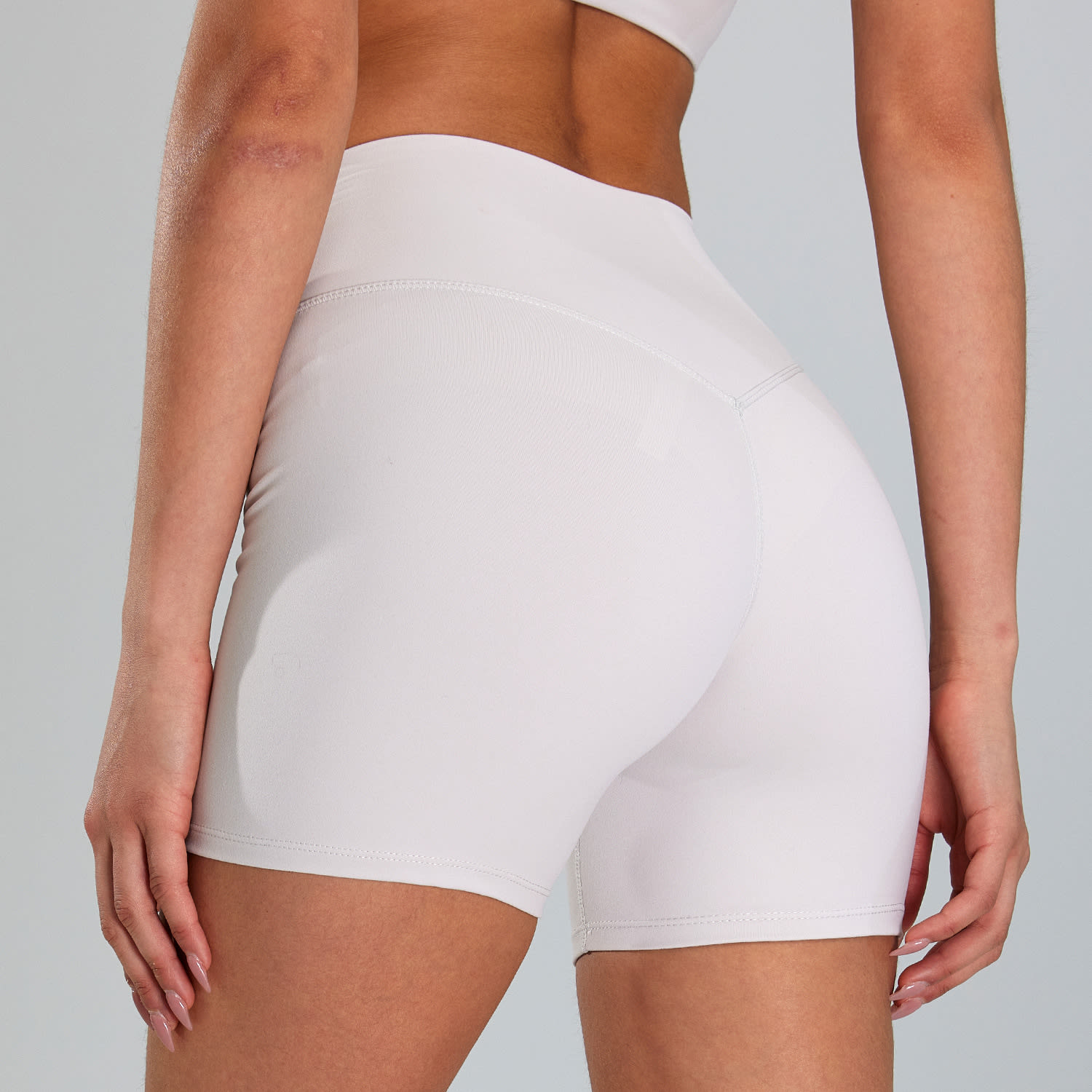 Nude Feel Quick-drying Breathable Yoga Shorts Belly Contracting Fitness Pants view 11