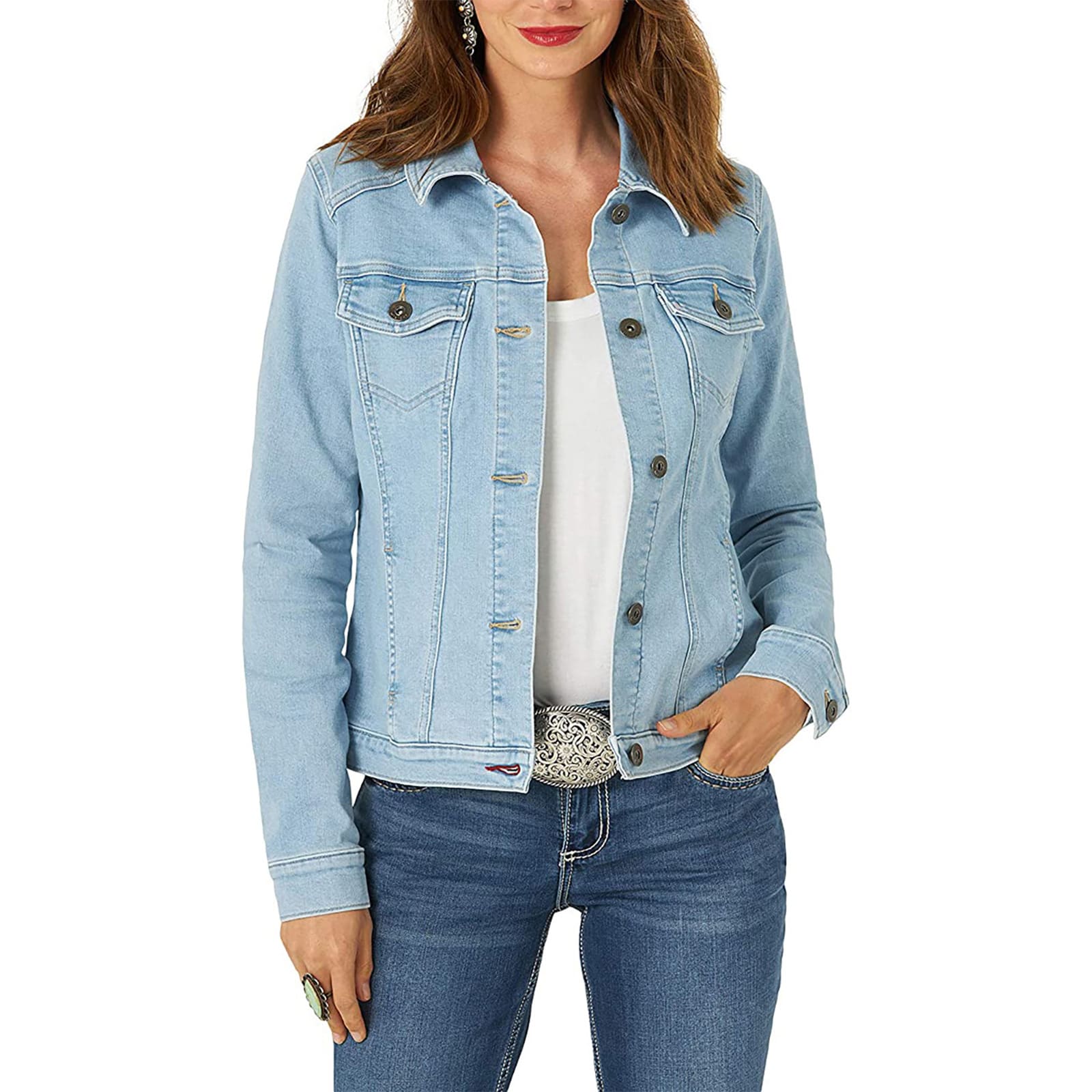 Denim Coat Women's Slim Jacket view 4