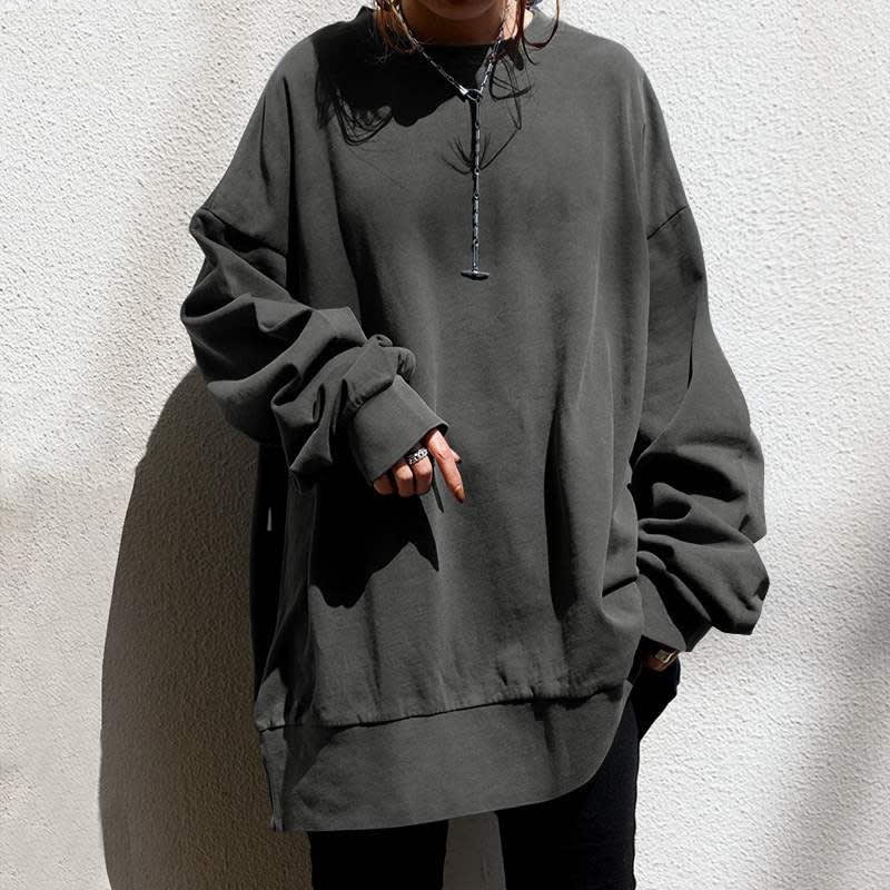 Women's Pullover Round Neck Loose Sweater view 6