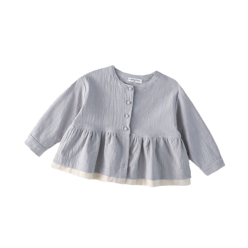 Baby Long Sleeve Top Fake Two Pieces