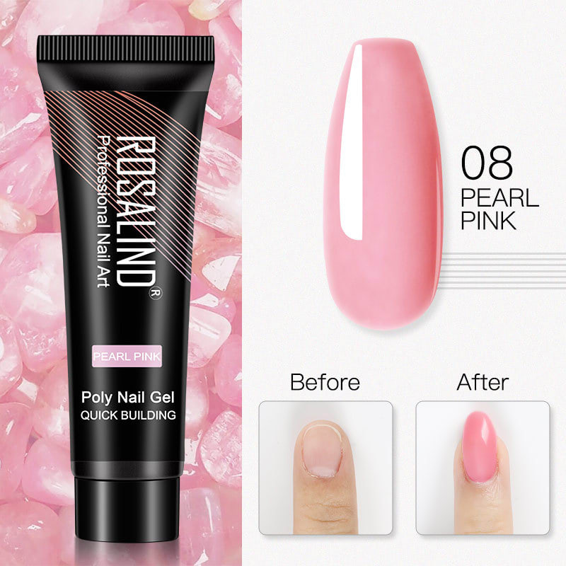 ROSALIND Manicure Extended Glue 15ml Crystal UV view 14