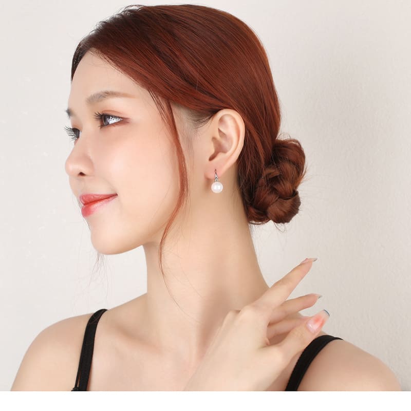 Women's Stylish Water Drop Pearl Earrings view 12