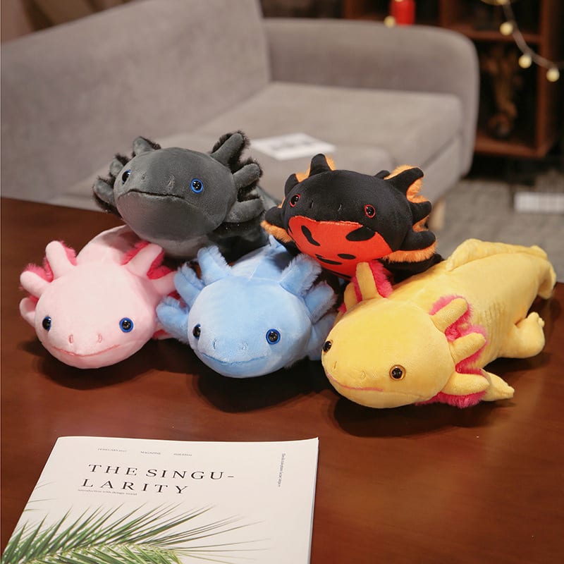 Cute Spotted Hexagonal Dragon Plush Salamander Doll Dinosaur Doll view 9