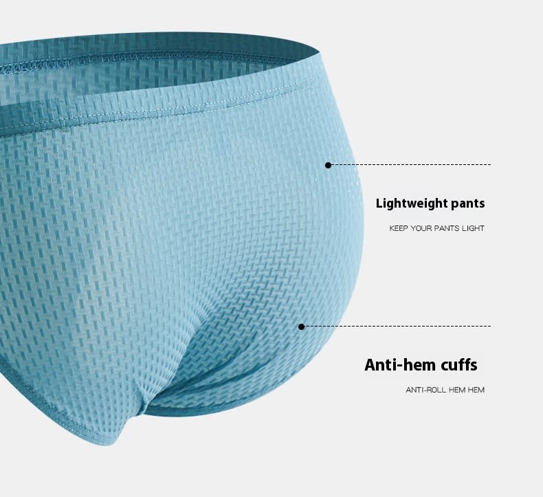 Men's Low Waist Plaid Hip Lifting Briefs view 13