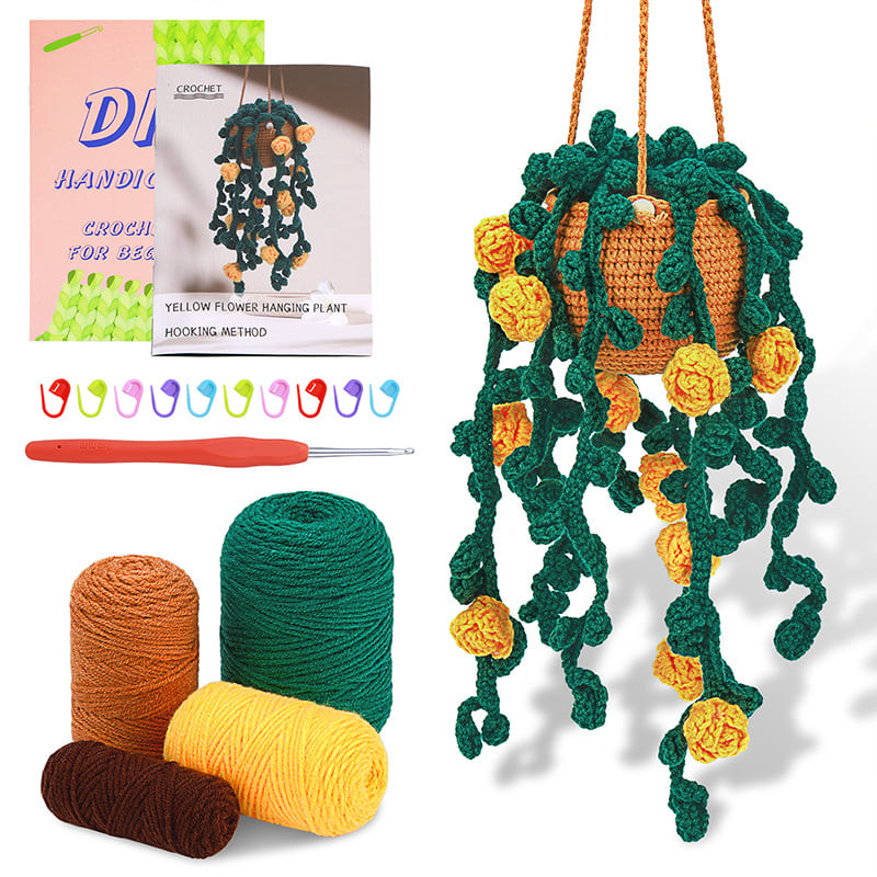 Decorative Plant Crochet Hook Material Package Pendant view 11