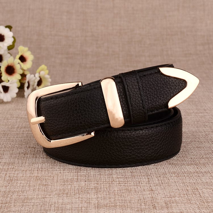 Women's Paint Alloy Buckle Pant Belt