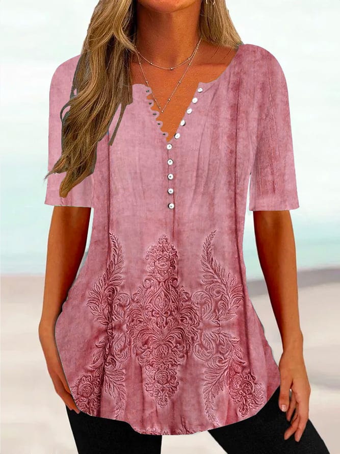 Casual Fashion Elegant T-shirt For Women view 7