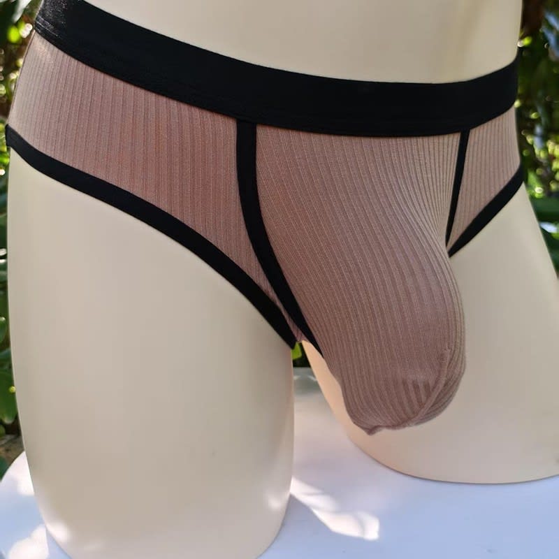 Men's Triangle Breathable U-shaped Big Bag Underwear view 7
