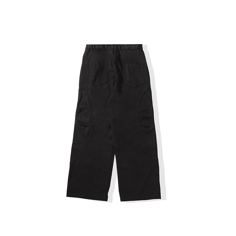 Japanese Curved Soft Pleat Casual Pants All-match Neutral view 7