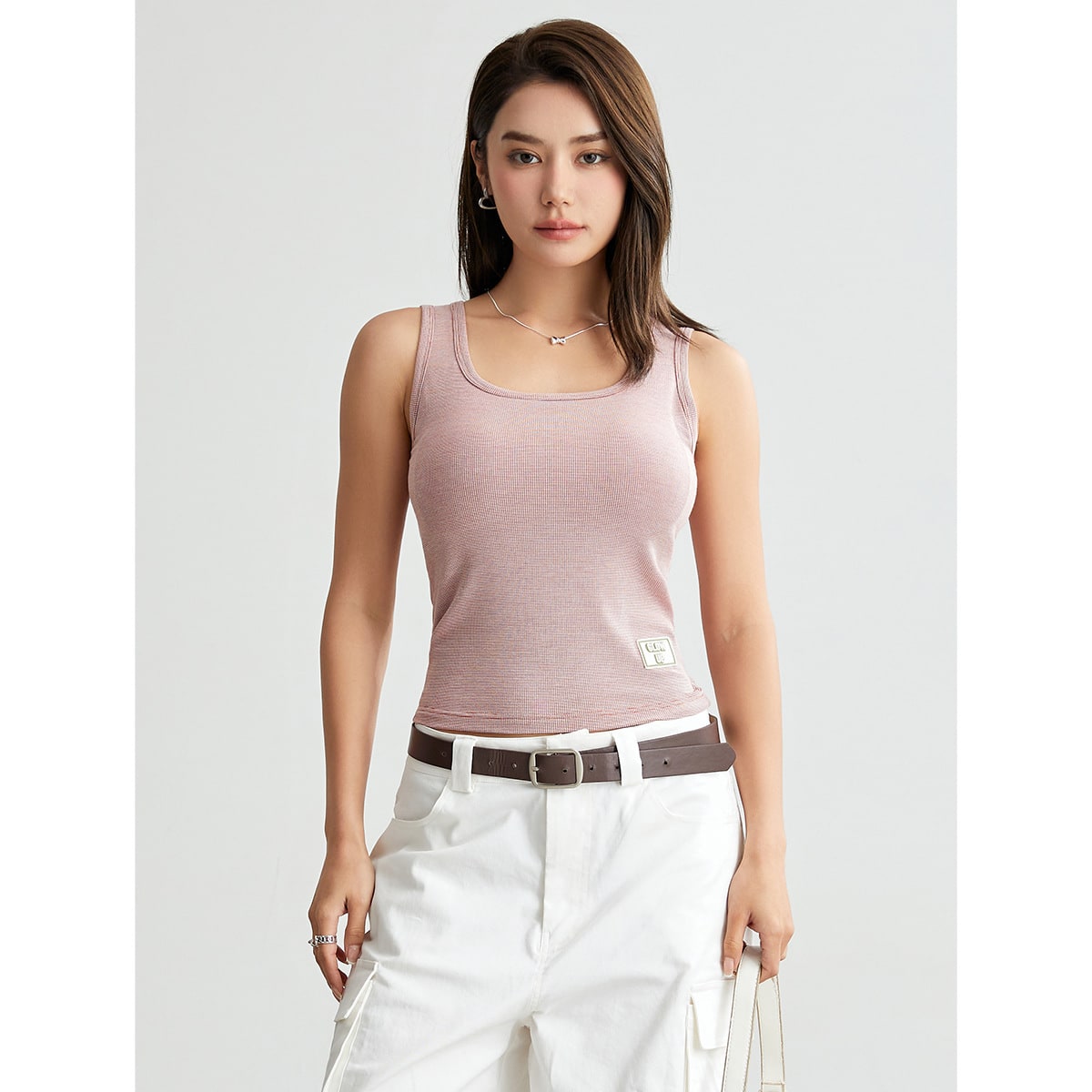 Women's Korean-style Square Collar Camisole Seamless Inner And Outer Wear