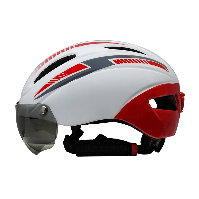 Bicycle Helmet Riding Helmet Sports Helmet Goggles Riding Helmet Restraint Taillight view 2