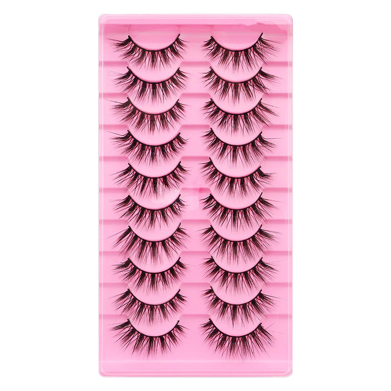 10 Pairs Of False Eyelashes With Natural And Thick Curl view 14