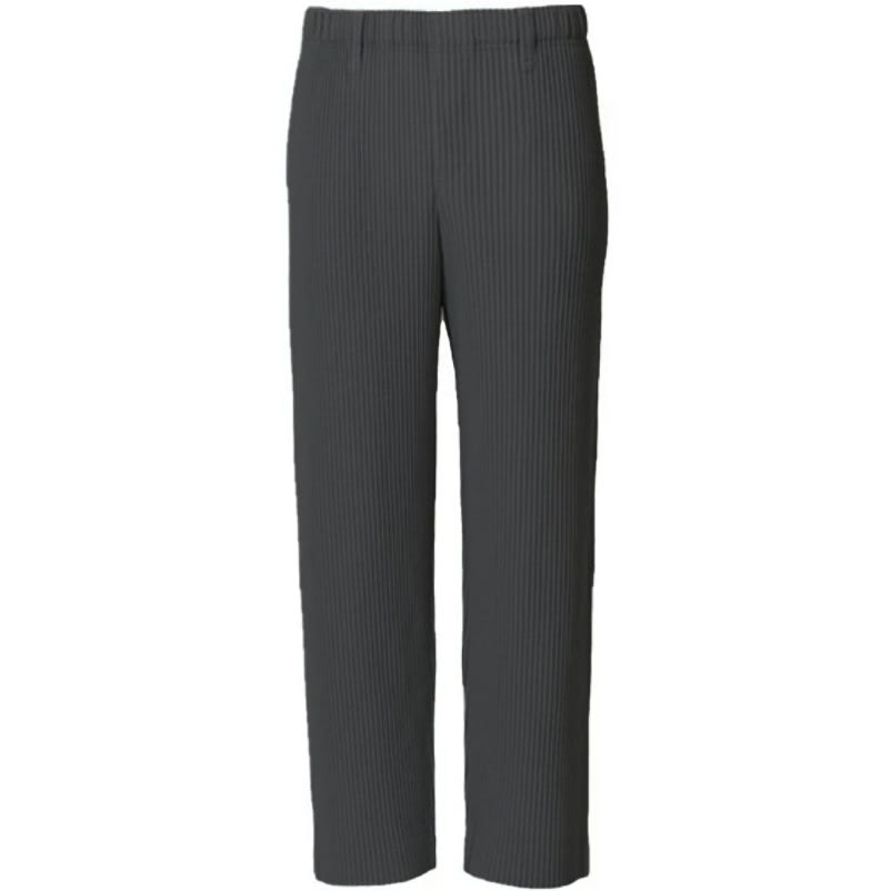 Draping Effect Straight Loose Wide Leg Casual Trousers view 9