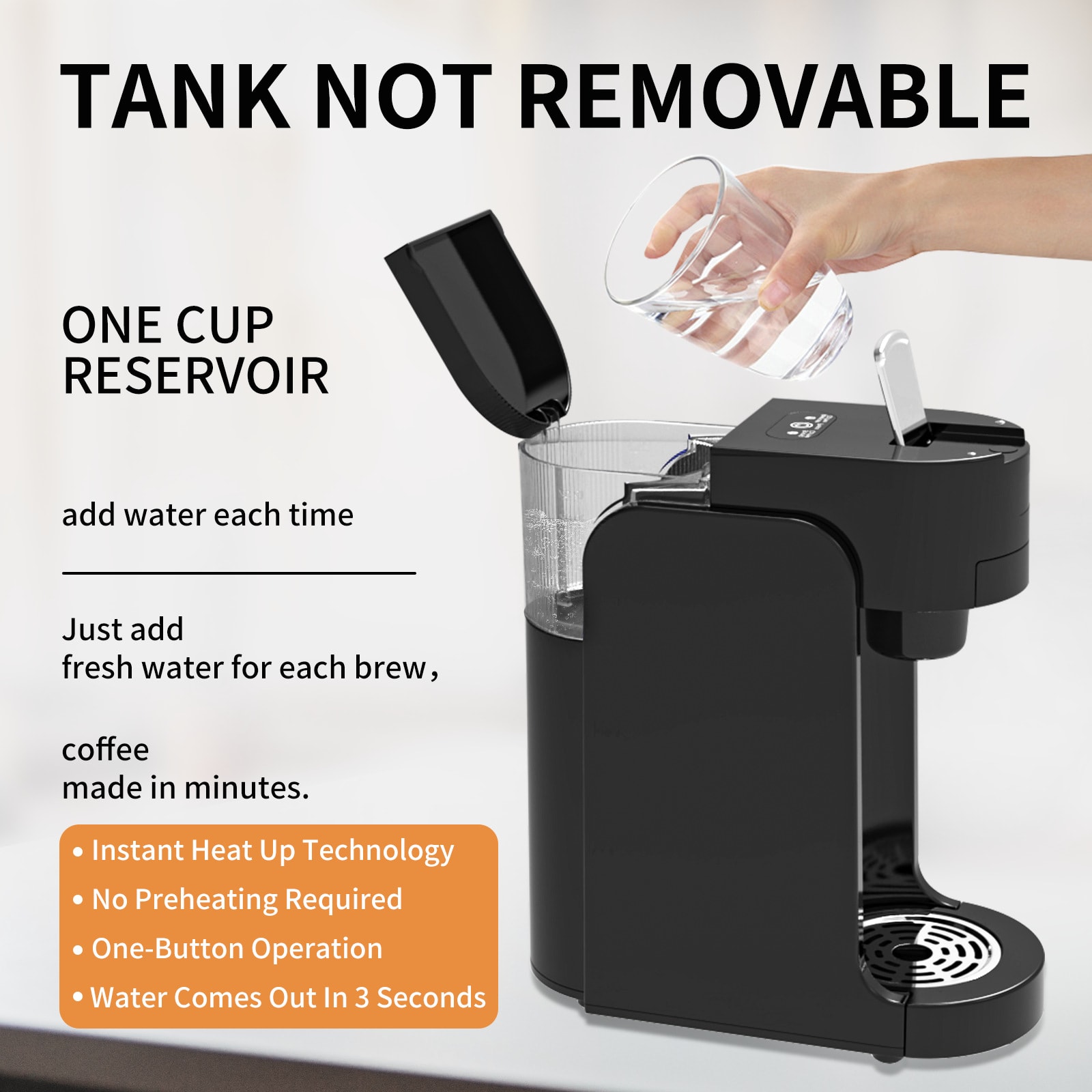 Capsule Coffee Machine Household Mini Small Automatic Multi-function view 1