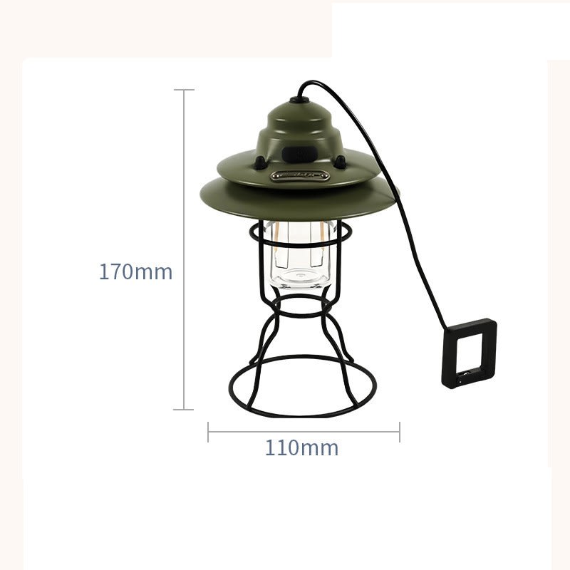 Portable Retro Barn Lantern Outdoor Multifunctional Lighting view 10