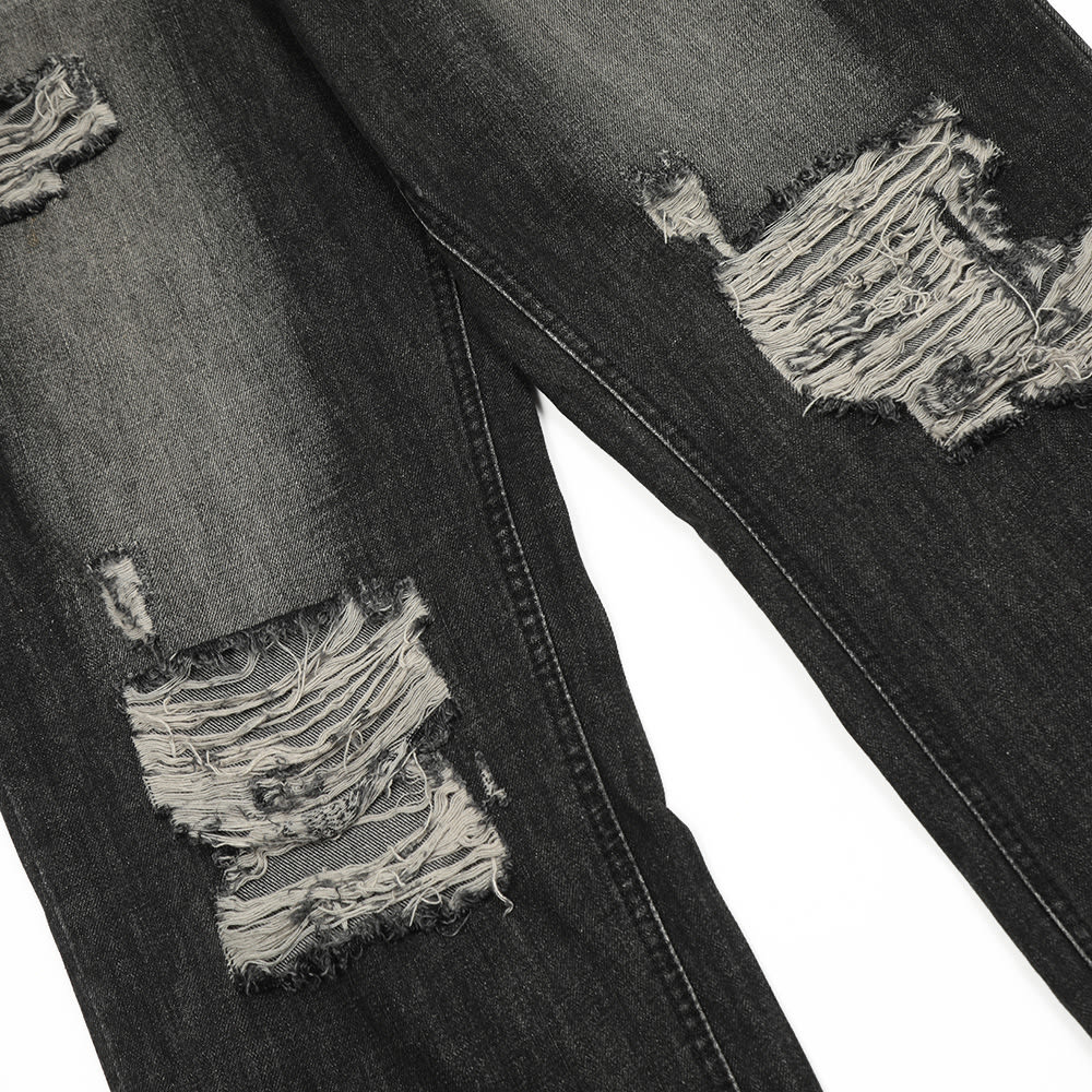 Heavy Industry Ripped Distressed Beggar Jeans view 10