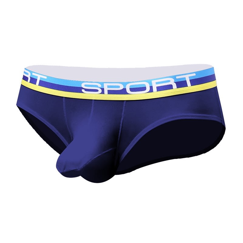 Sexy Three-dimensional Bullet Separation Bag Men's Underwear Panties Nylon Breathable Elastic Ice Silk Fabric view 33