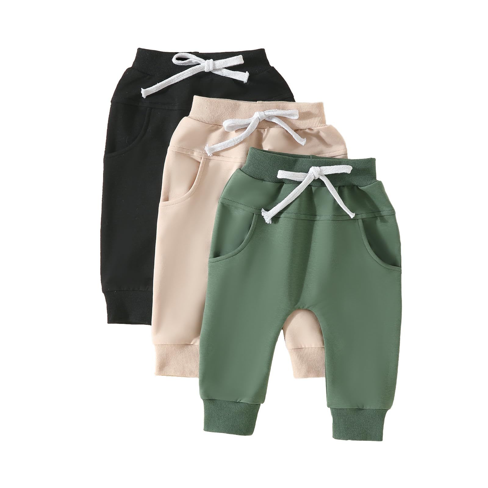 Solid Color Three-piece Trousers view 12