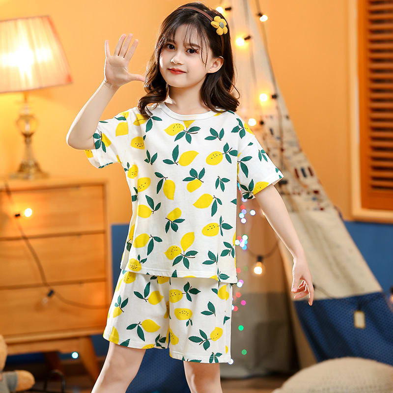 Children's Summer Short-sleeved Suit Homewear view 5