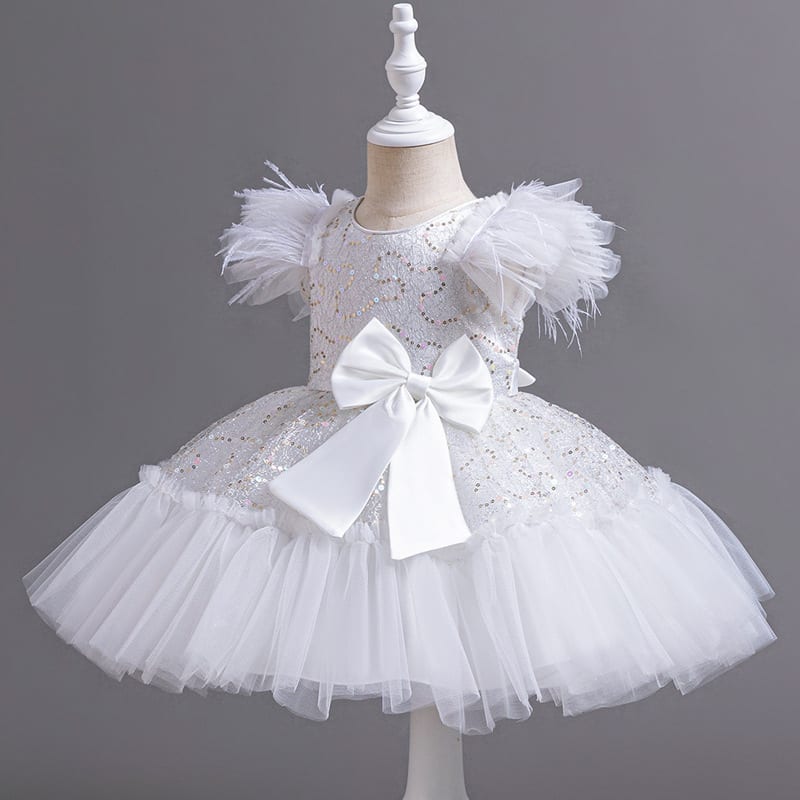 Flower Children's Clothing Children's Wedding Dress Tulle Skirt Summer view 6