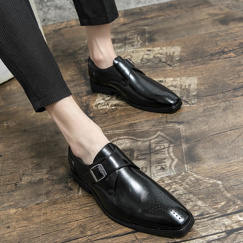 Plus Size Autumn Leisure Men's Breathable Leather Shoes view 4