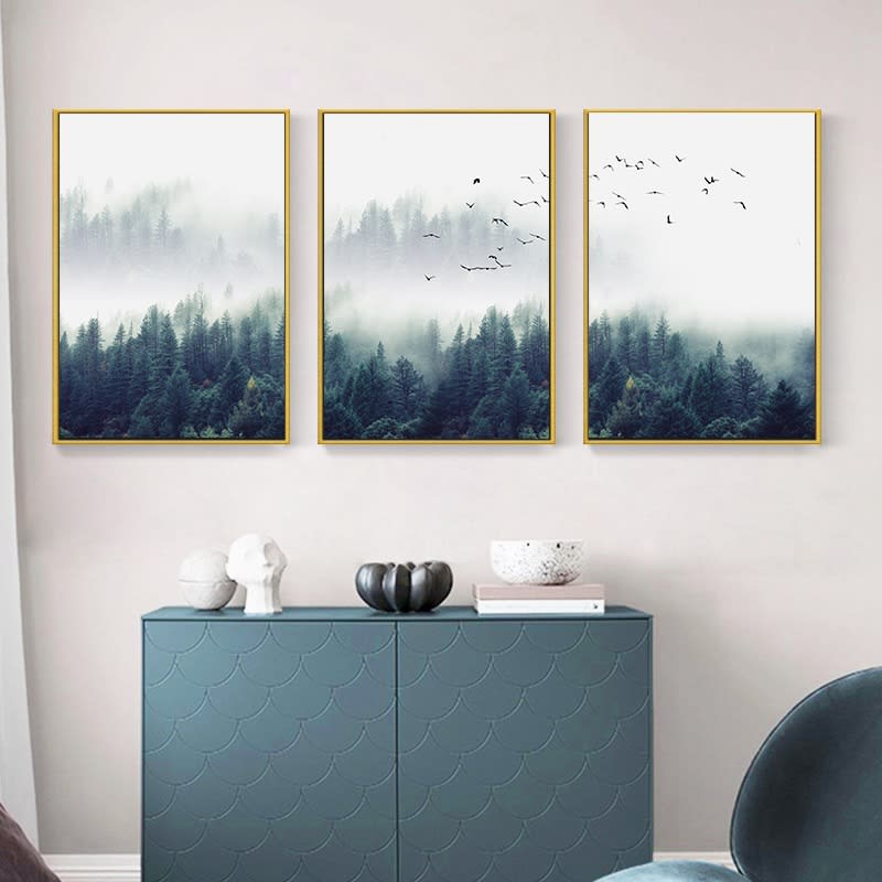 Three-piece Painting HD Inkjet Canvas Frameless Core view 2