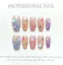 Handmade Wearing Nail Summer Sweet Bean Nail Enhancement view 4