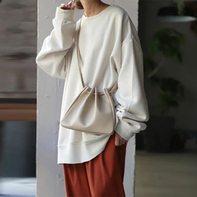 Women's Pullover Round Neck Loose Sweater view 10