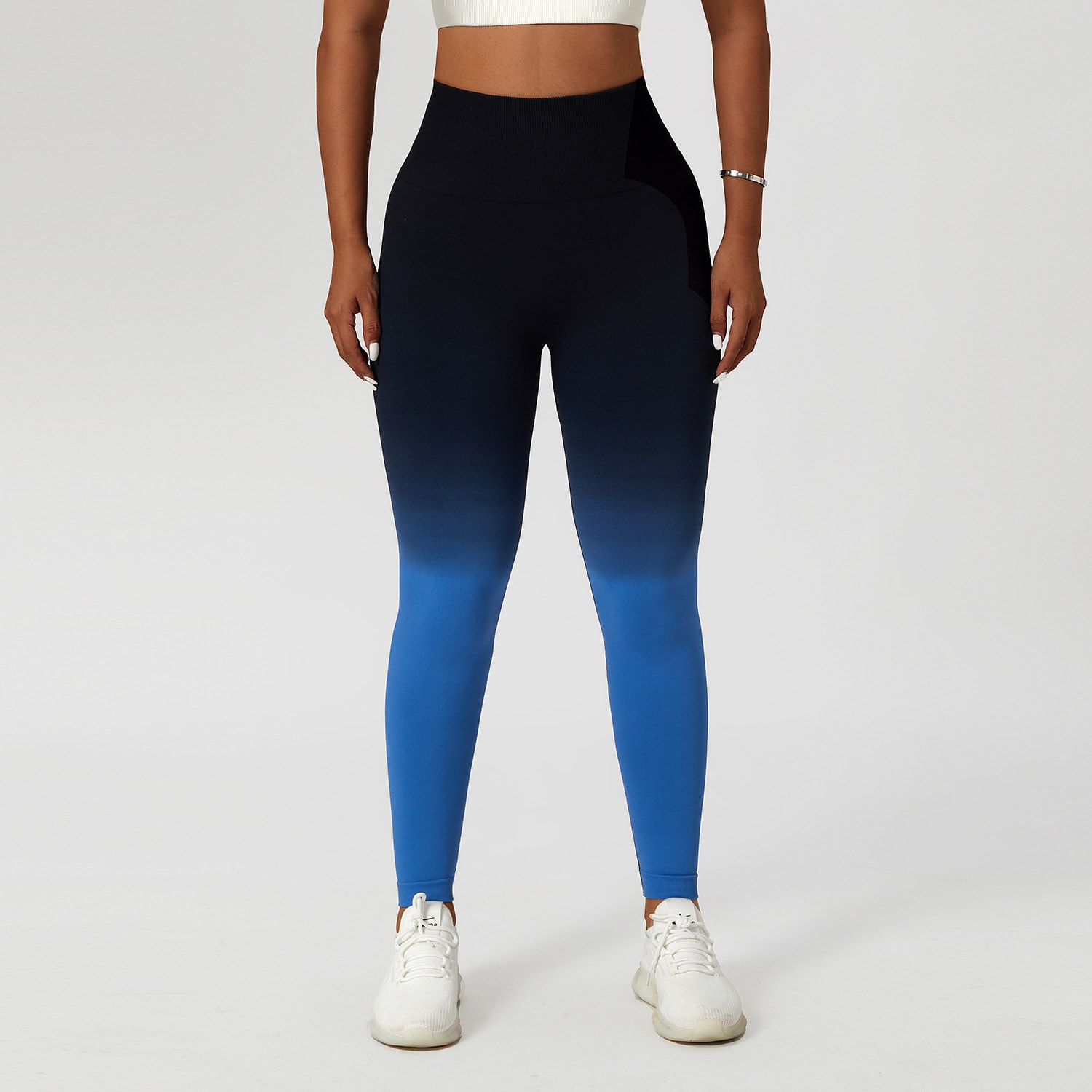 Gradient Fitness High Waist Sportswear Tight Outdoor Pants view 11