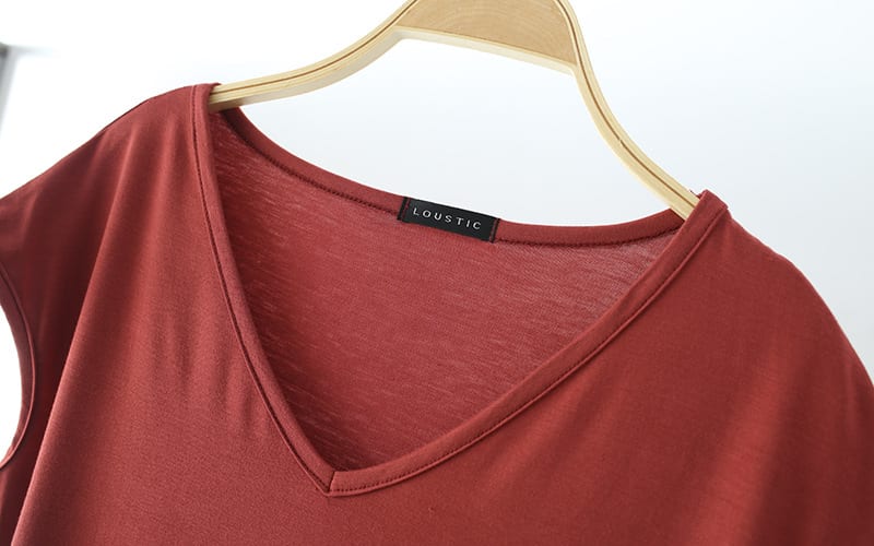 Solid Color And V-neck Sleeveless Loose Women's T-shirt Casual Bottoming Shirt Inner Wear Blouse view 25
