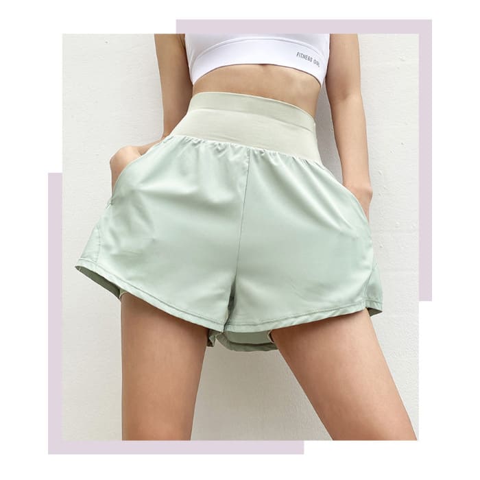 Running Training Breathable Yoga Pants Outer Wear Summer Thin High Waist Belly Contracting view 4
