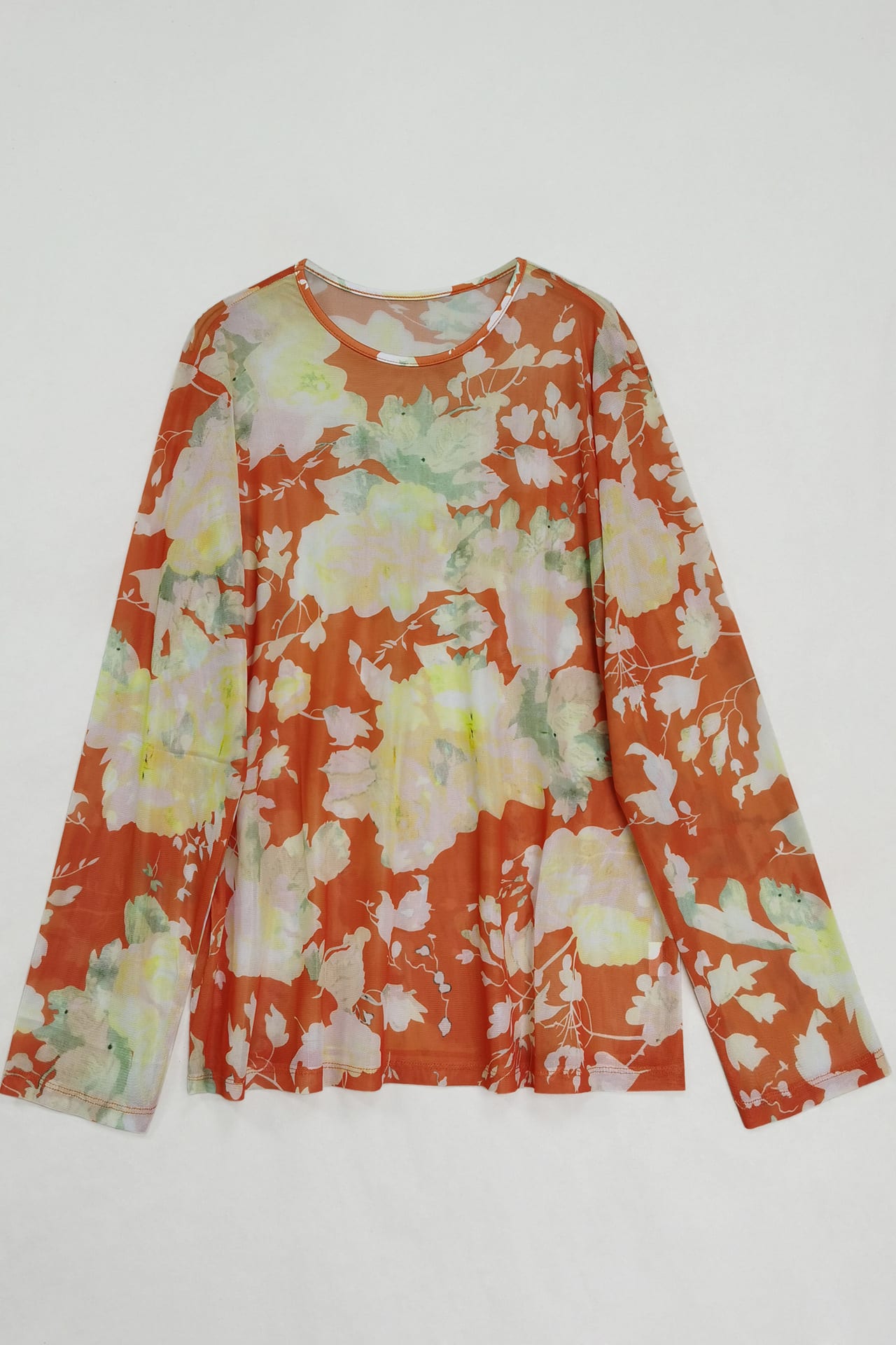 Foreign Trade Tie-dyed Printed Slim Cover Belly Top view 18