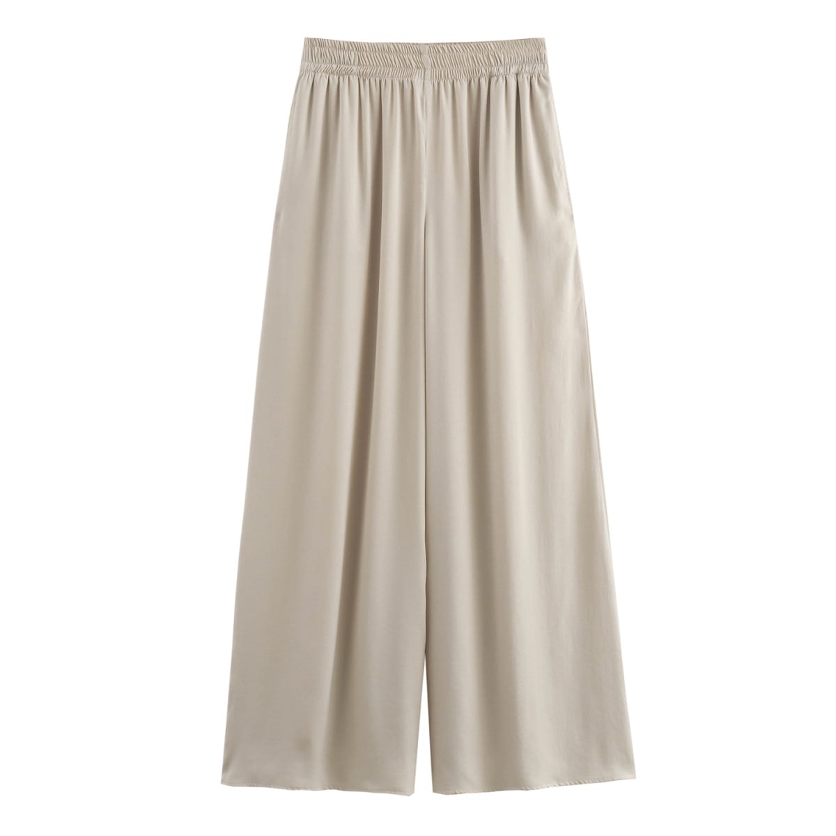 Women's Comfortable All-match Casual Stretch Waist Wide Leg Pants view 5