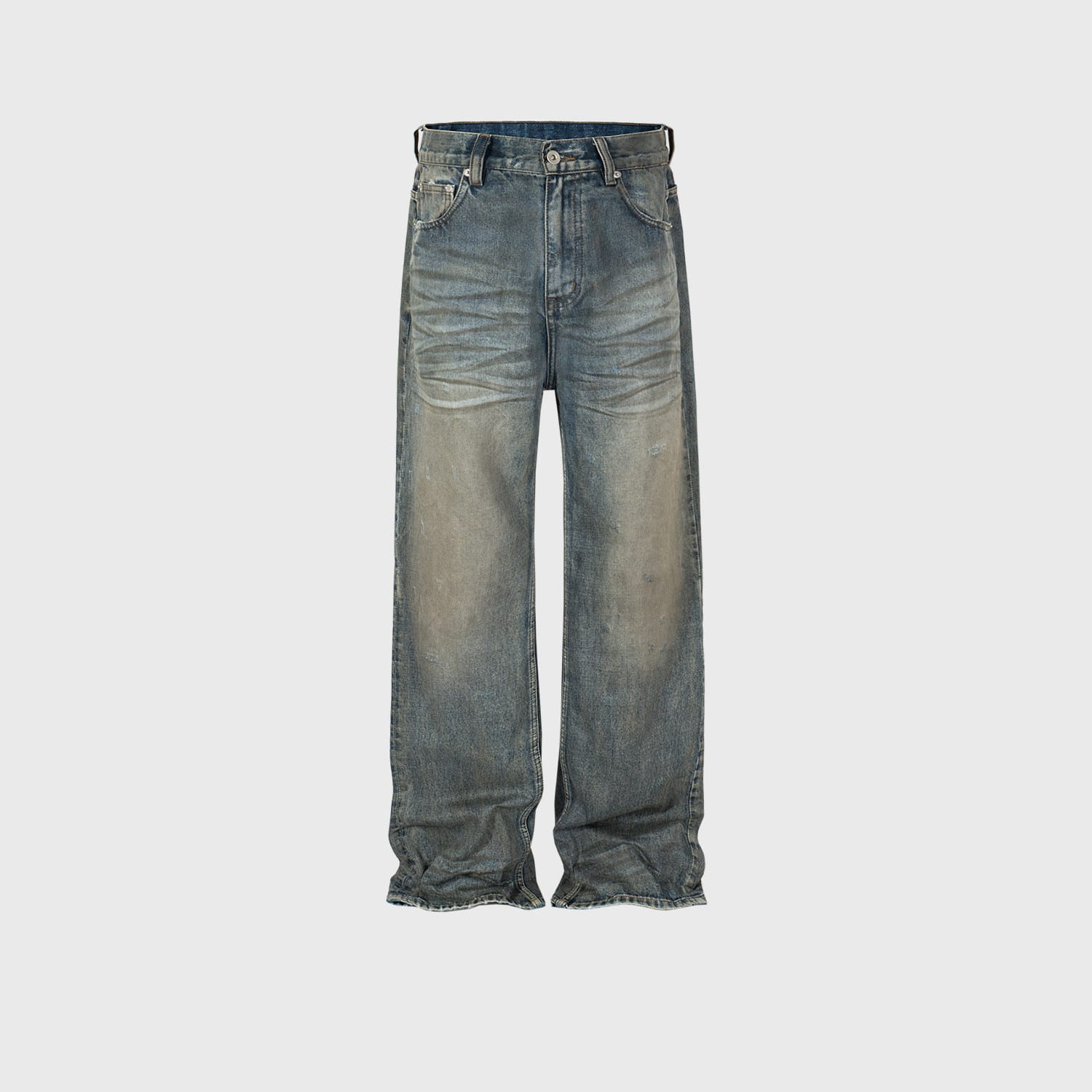 Men's Washed Fashion High Street Jeans view 4