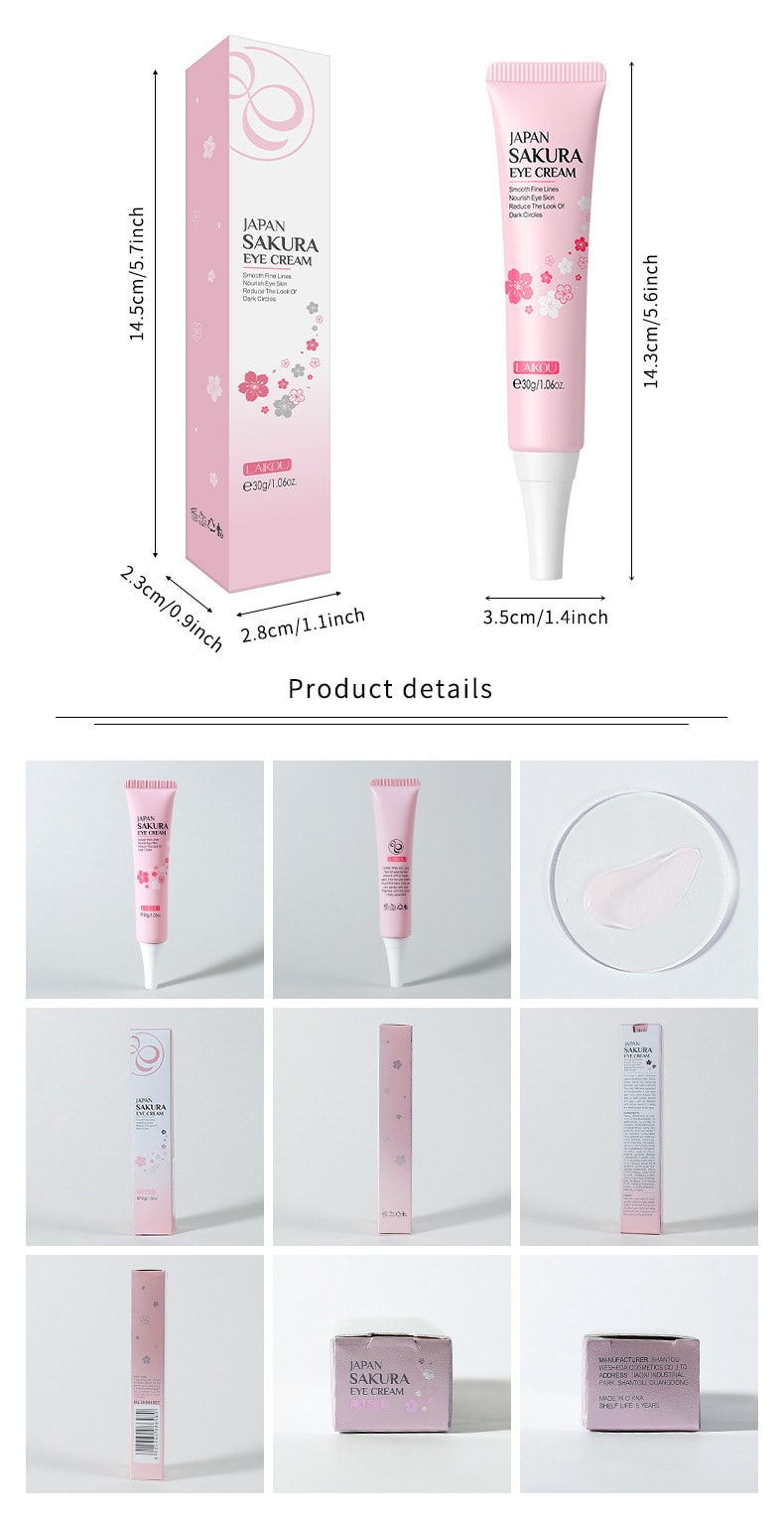 Sakura Eye Cream 30g Moisturizing view 4