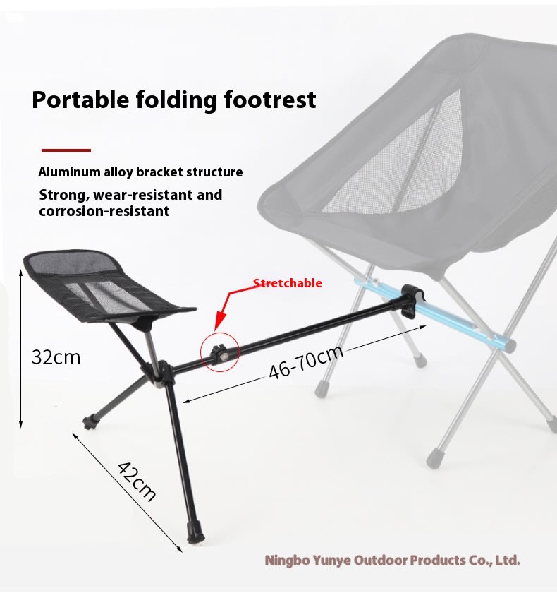 Creative And Minimalist All Aluminum Alloy Bracket Chair view 2