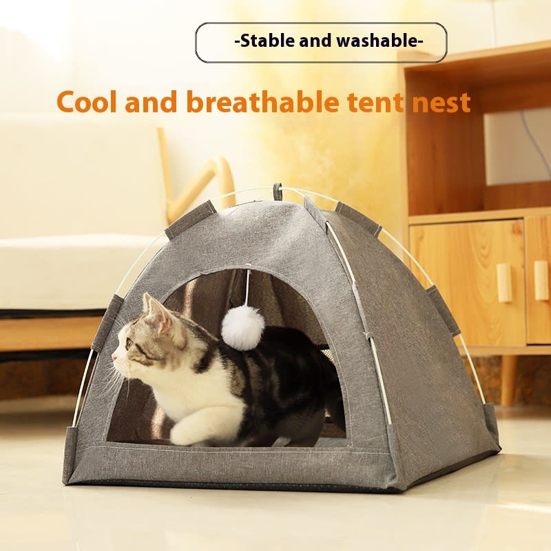 Cathouse Doghouse Breathable Tent Nest Indoor Outdoor Universal Pet Room view 7