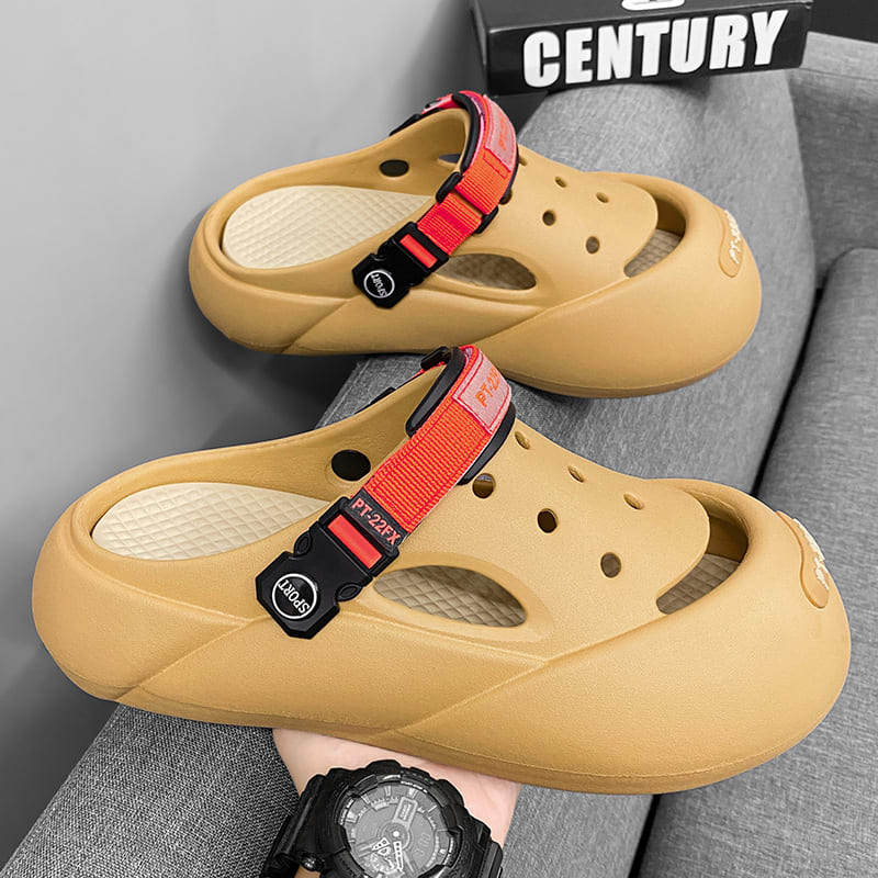 Men's Outerwear Casual Trend Color Matching Slippers view 26