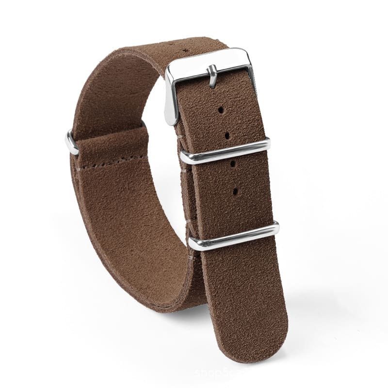 High Quality Soft Genuine Leather Velvet Strap Artistic Style view 3