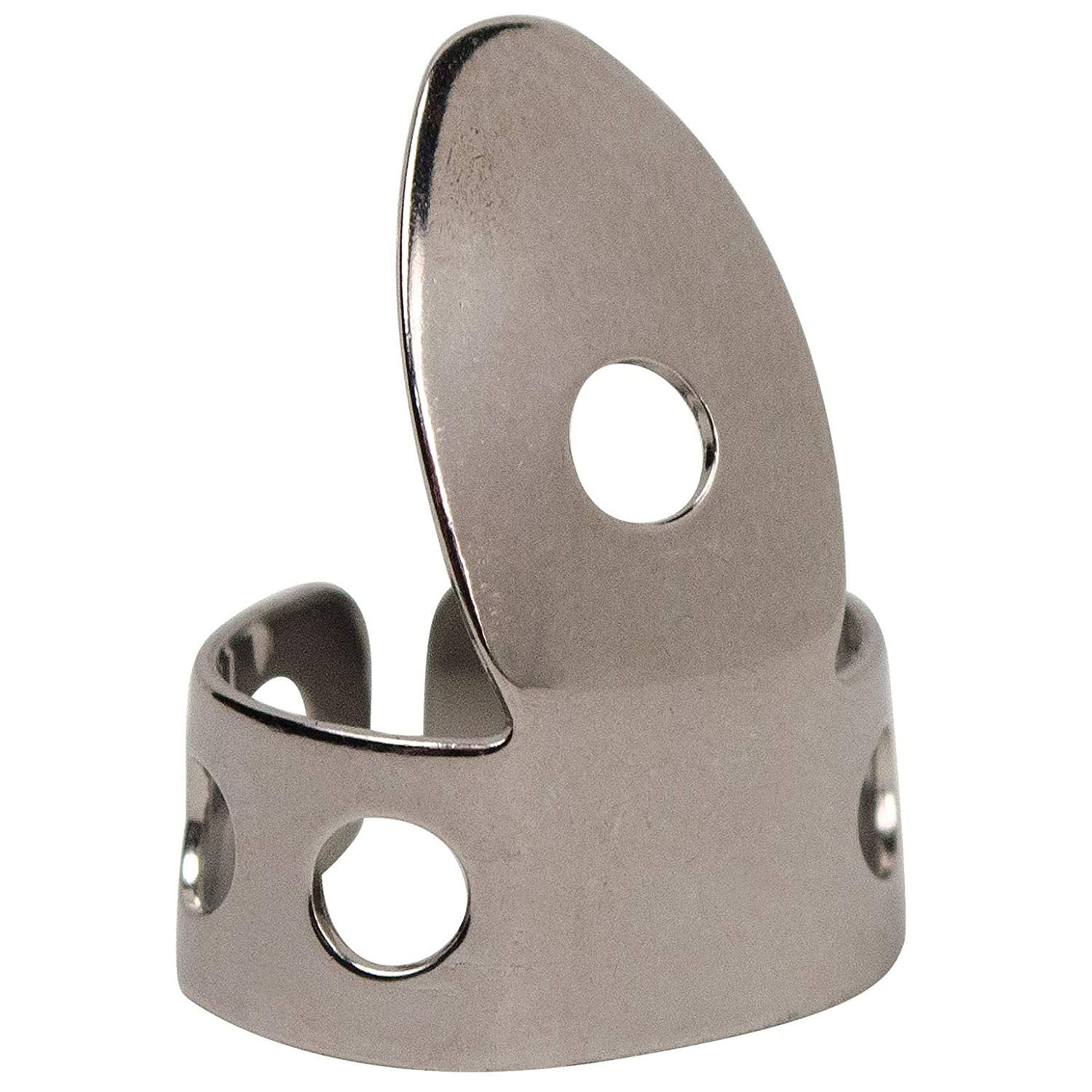 Metal Musical Instrument 4PCs Guitar Metal Finger Stall view 2