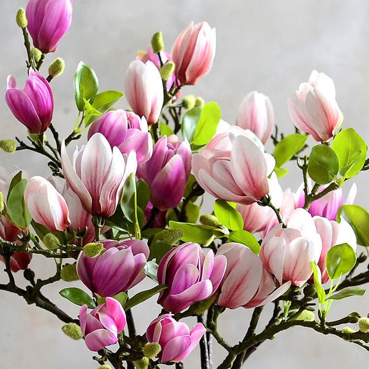 Magnolia Artificial Fake Flower Decoration view 9