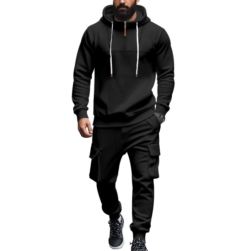 Autumn And Winter American Heavy Hooded Sweater view 2