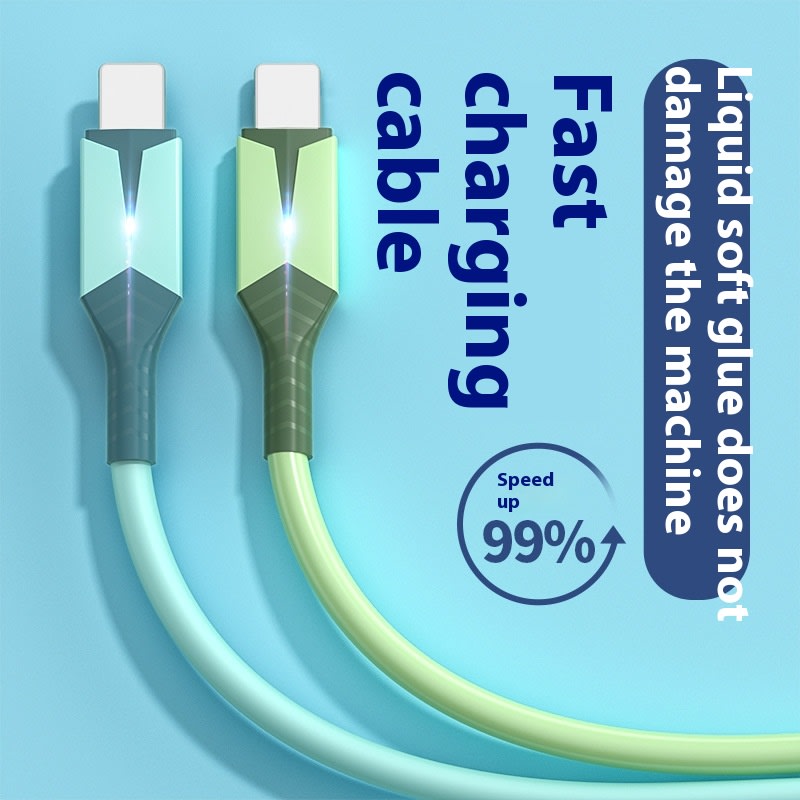 Liquid Flexible Glue With Light Mobile Phone Charging Fast Charge Data Cable view 12