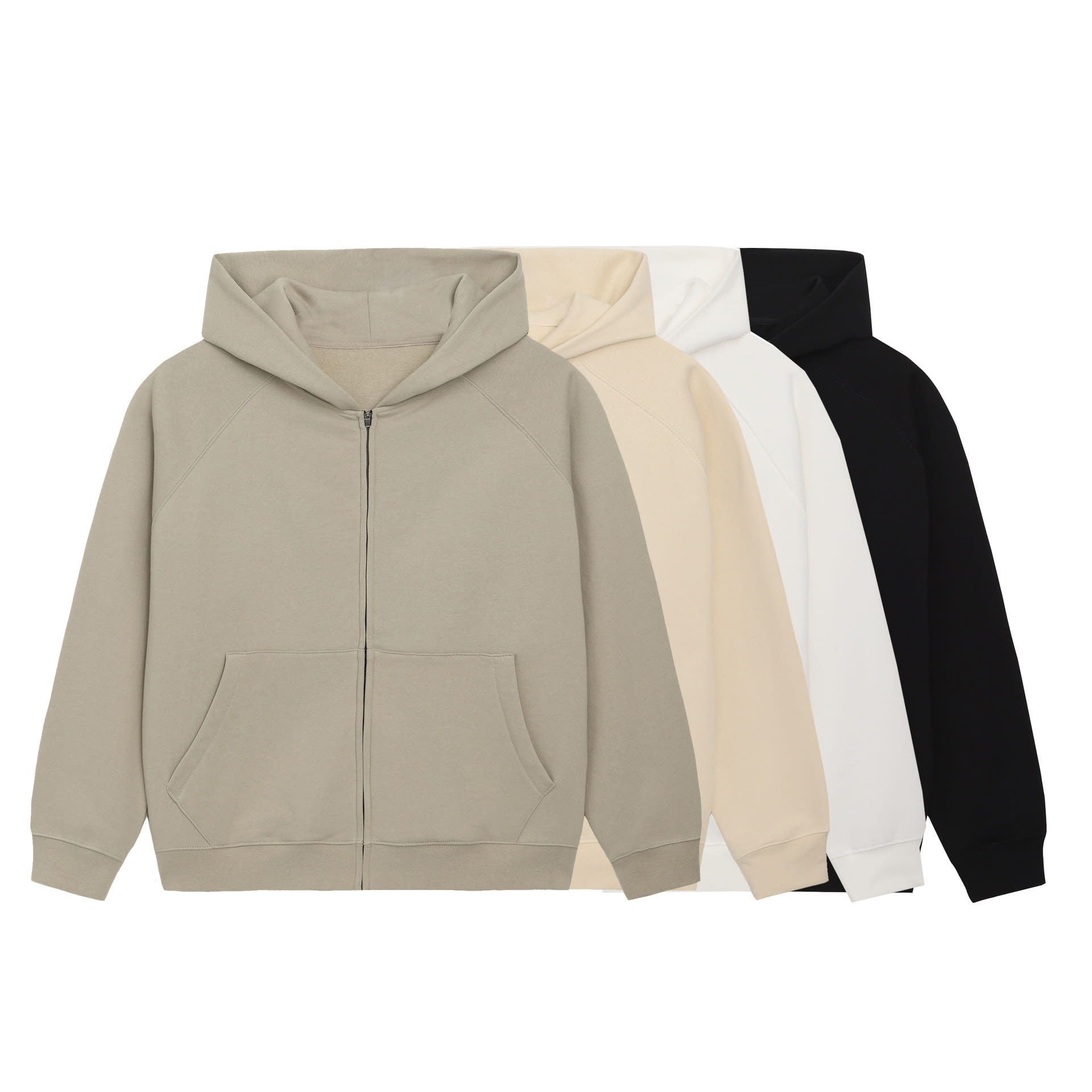 Self-owned Fashion Brand Net Board FOG High Street Hooded Zipper Sweatshirt Ins view 5