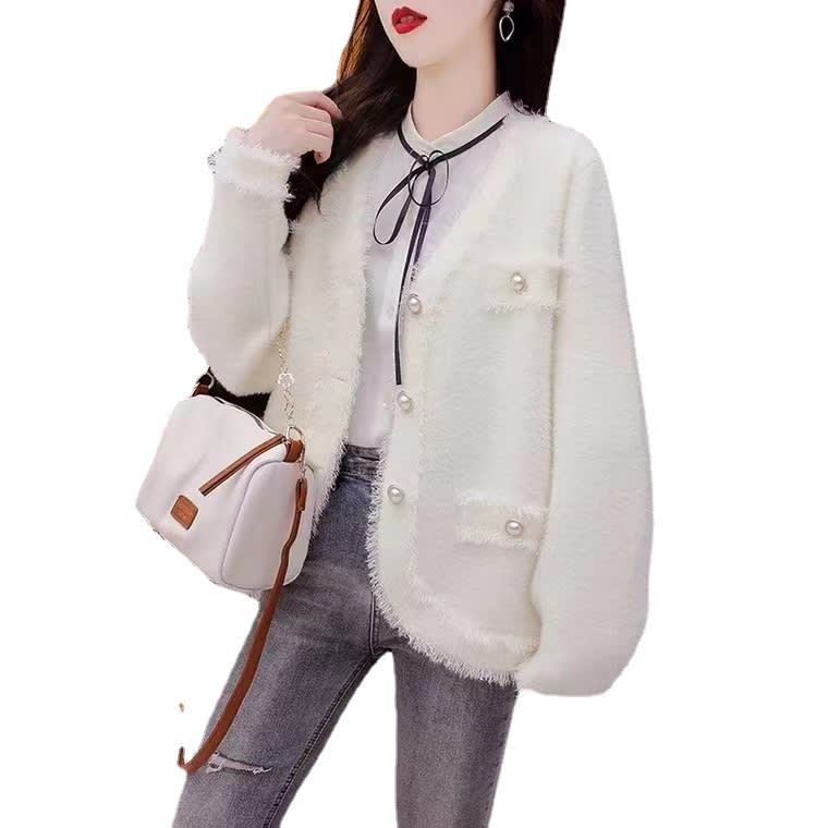 Women's Loose-fitting Tassel Vintage Sweater Coat