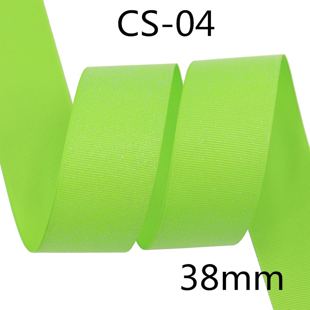 Sprinkle Colorful Glittering Powder Scene Decoration Gift Packaging Ribbed Band Silk Ribbon Webbing view 16