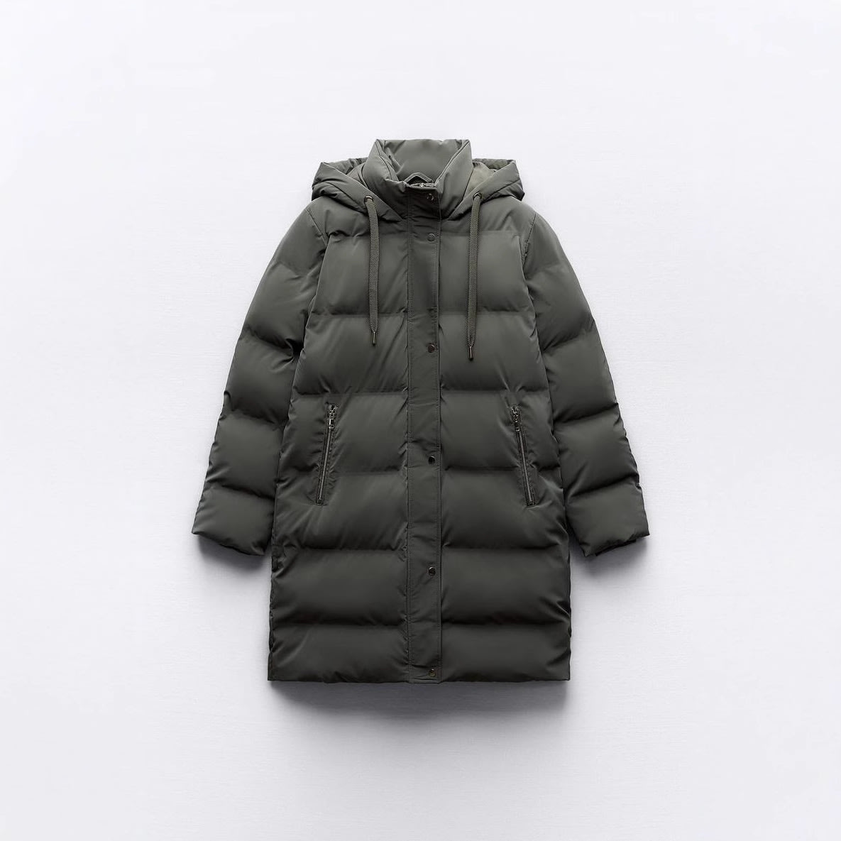Cotton Jacket Hooded Slim Fit Slimming And Warm Long Bread Coat view 5