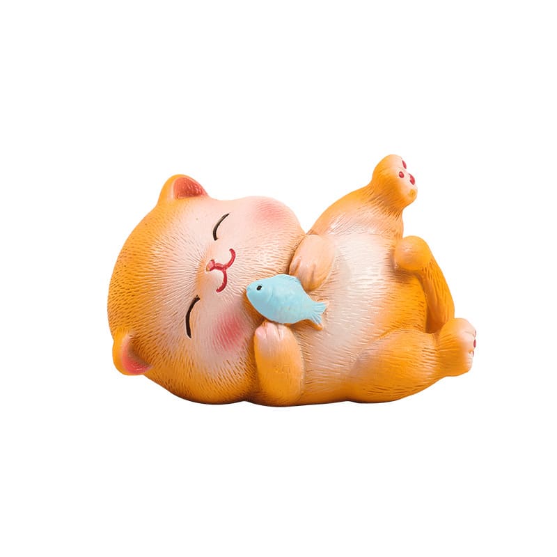 Cartoon Cute Cat Children's Room Cute Resin Decorations view 23