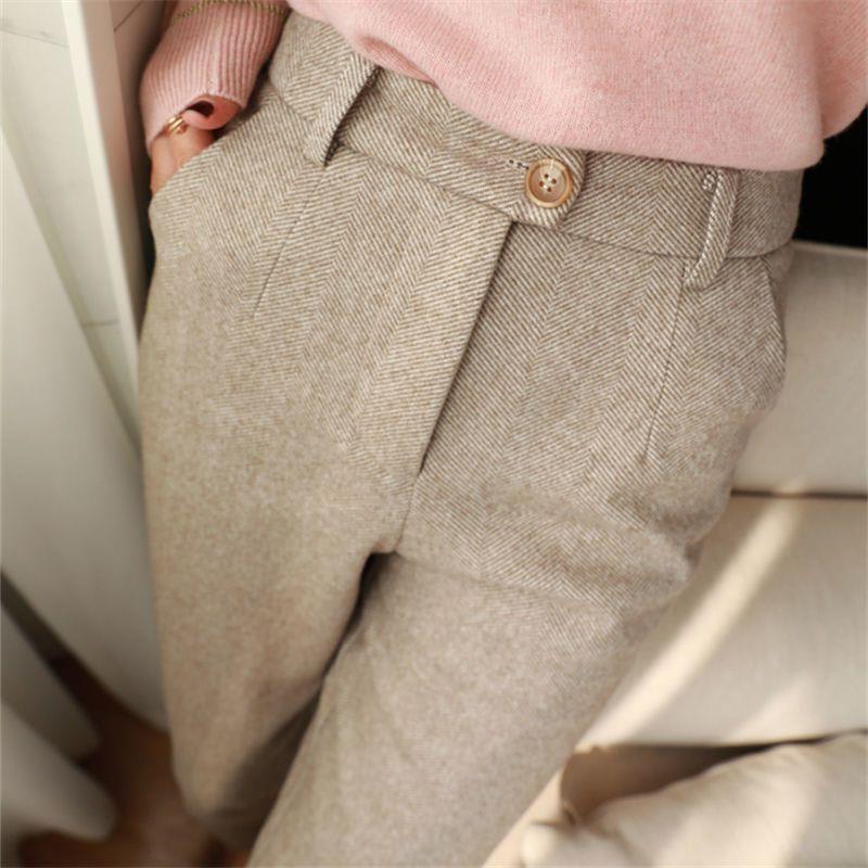Women's High Waist Slimming And Straight Casual Trousers view 13