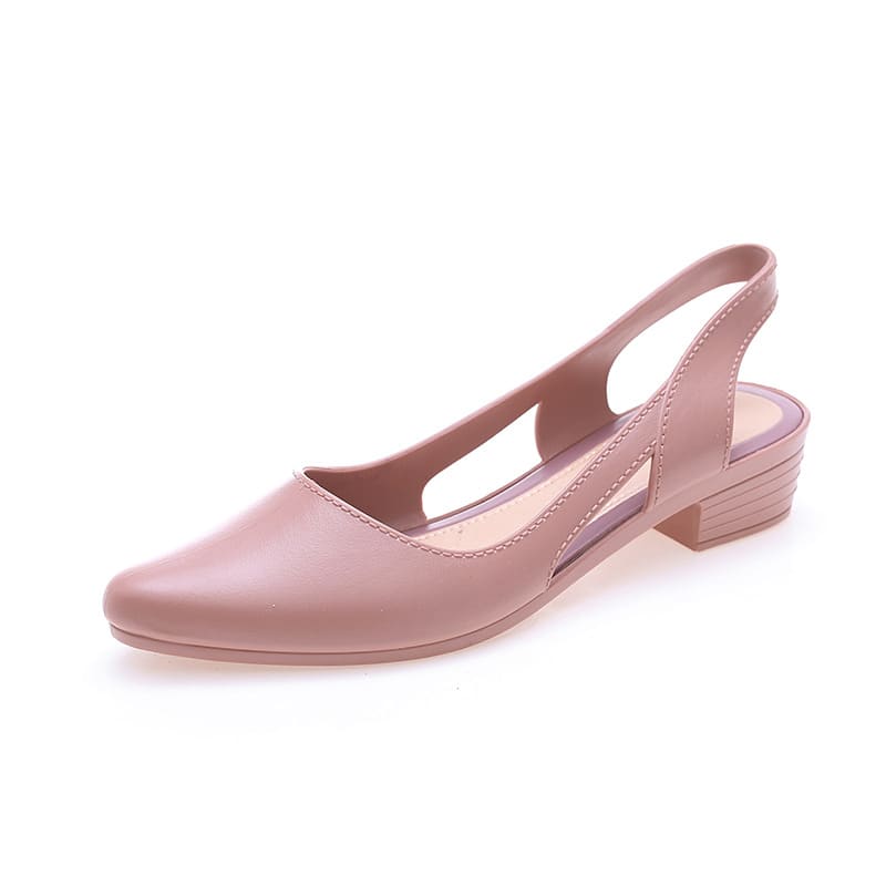 Fashion Casual Sandals Women's Low-cut Plastic Flat Sandals view 4